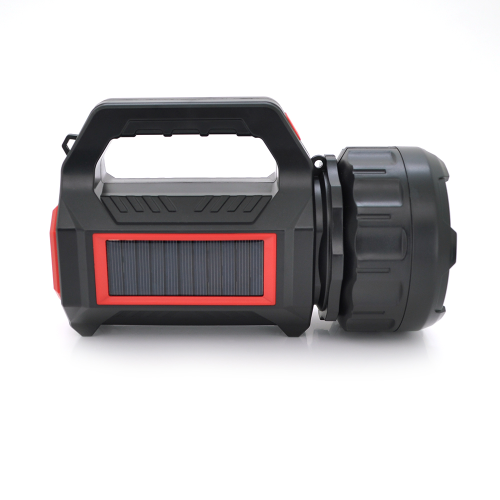 Ліхтар пошуковий Pahther PT-8895, 1LED+COB T6, 10W, 3+2+2 режими, 3600mah, Black, IP40, USB кабель+Solar, 200х95х130мм, BOX
