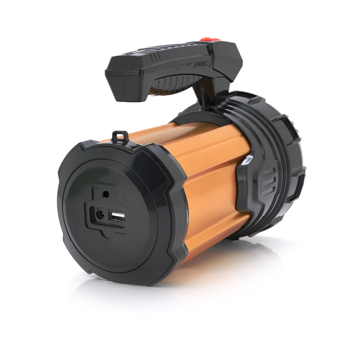 Ліхтар пошуковий Silver Toss ST-8200L, 1LED T6, 25W, 3 режими, 7200mah, Black / Gold, IP40, СЗУ, 220х130х170мм, BOX