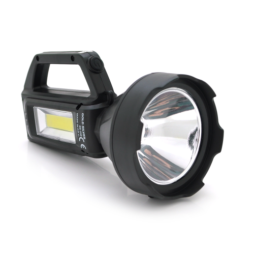 Ліхтар переносний GS-230+Solar, 3+1 режим, 1+COB, вбудований акумулятор, USB кабель, Box