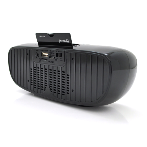 Радіоприймач GOLON RX-X8BT, FM радіо, Вхід microSD, USB, AUX, корпус пластмас, Mix color, BOX