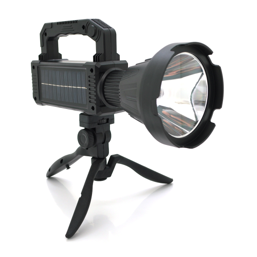 Ліхтар переносний W5109+Solar, 3+3 режими, вбудований аккум, корпус пластмас, тринога, USB кабель, Box