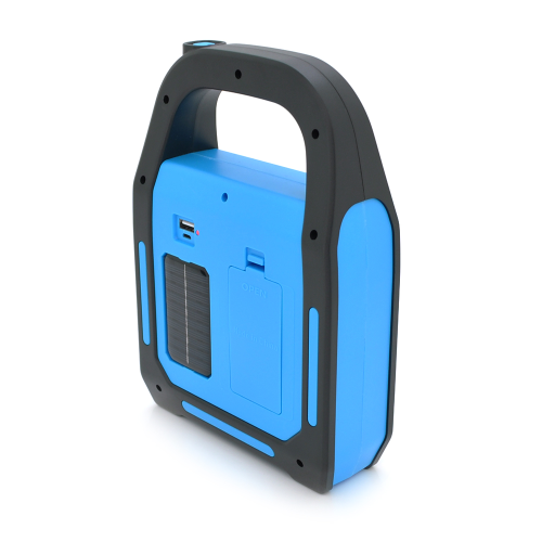 Переносний ліхтар ORION OR-9707B+Solar, COB+SMD LED, 3 режими роботи, заряд від 5V, USB вихід, батарея 2*18650, Box