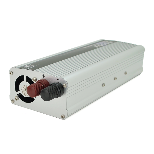 Інвертор напруги PI 2500ВА(1500Вт), 12 / 220V, approximated, 1 універсальна розетка, клем + крокодили, Blister