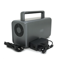 Портативна зарядна станція XO-PSA-300W потужністю 300W, (230Wh / 72000mAh), Output:1AC+ 3DC+ 2USB+ 1Type-C, Black