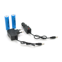 Налобний ліхтарик Bailong BL-T619-P50, 5W, 3 режими, корпус-пластик, водостійкий, ip44, акумулятори 2*18650, СЗУ+АЗУ, BOX