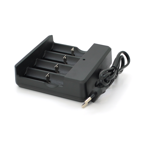 Зарядний пристрій універсальний MS-404A, 4 канали, LED інд., підтримує Li-ion 18650, Box