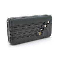 PowerBank Bix-30000mAh, Input:MicroUSB+Type-C, Output:4USB / Type-C / MicroUSB / Lightning, QC22.5W / PD20W, Black