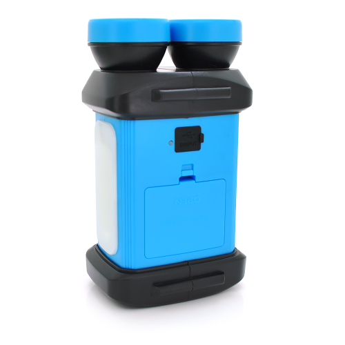 Ліхтар пошуковий SW-8802, 1LED+COB T6, 5W, 2+1+1 режим, 3600mAh, Black / Blue, IP40, USB кабель+4*LR06(немає в комплекті), 190х110х130мм, BOX