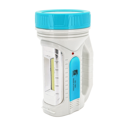 Ліхтар пошуковий Shun Guang SG-1984, 1LED T6+COB, 2W, 1+1 режим, 1300mah, White, IP40, кабель 220В, 155х85х100мм, BOX