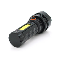 Ліхтарик ручний PANTHER PT-8915B, 1W . CreeXPE+COB. 1+1 режим, вбудований акум-ор 18650, корпус пластик, IP40, 125х48х32, Blister