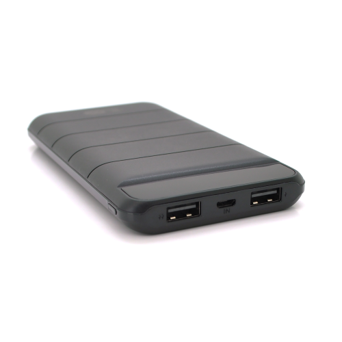 Powerbank KP KP-13 10000mAh, Output:2USB, White / Black, (310g), Blister