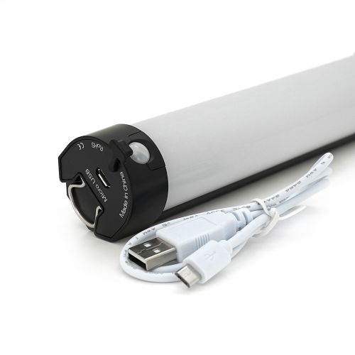 Лампа для кемпінгу Uyled UY-Q9IR, 2+3 режими, пульт, корпус-пластик, водостійкий, ip44, вбудований акумулятор 2000mAh, USB кабель, 5700K, BOX