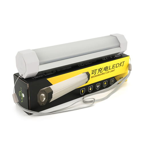 Лампа для кемпінгу Uyled UY-Q8F, 4+2 режими, корпус-пластик+метал, водостійкий, ip67, вбудований акумулятор 4000mAh, USB кабель, 6400K, BOX