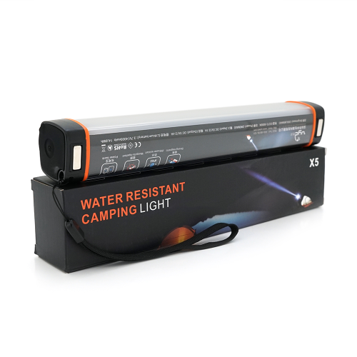 Лампа для кемпінгу Uyled UY-X5, 4+1 режим, магніт, корпус-пластик, водостійкий, IP65, вбудований акумулятор 4000mAh, USB кабель, 6000K, BOX