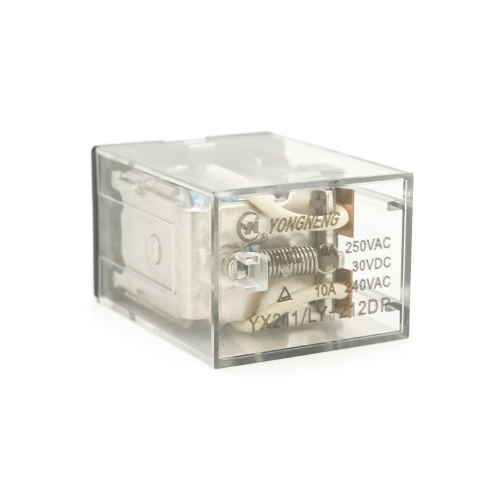 Реле YX211 / LY-212DP. power relay, DC12V 10A 30VDC 250VAC 30*20*27mm