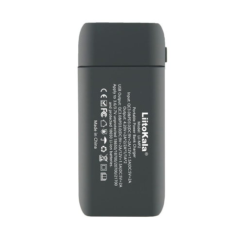 ЗП акум AA/AAA/18650/18700/20700/21700 LiitoKala Lii-MP2 USB/Type-C LED + Powerbank