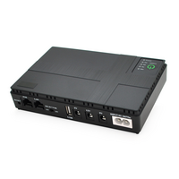 ДБЖ UPS-18W DC1018P для роутерів / комутаторів / PON / POE-430, 5 / / 9 / 12V, 1A, 10400MAh(4*2600MAh), Black, BOX