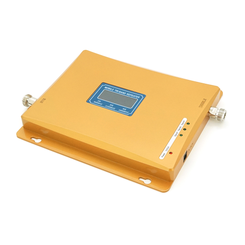 Підсилювач GSM306-3G-4G 900 / 1800 / 2100МГц. Підсилювач тридіапазонний (1000-2000м.кв). Gold