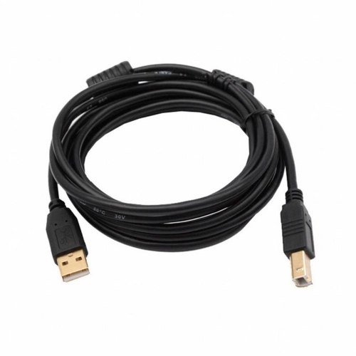Кабель USB 2.0 AM / BM, 1.5m, чорний, Пакет Q500