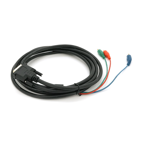 Кабель DVI (тато)-3RCA (тато), 3m, 2 ферит, Black, ОЕМ