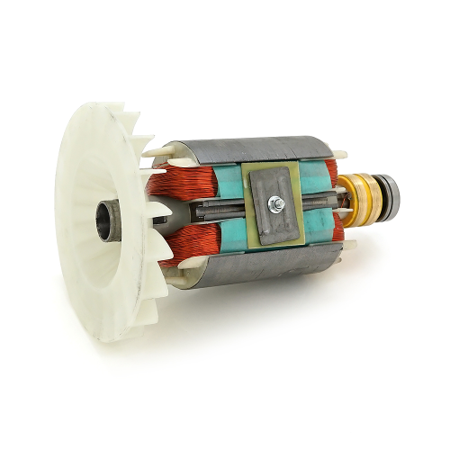 Ротор генератора 2,5 кВт (168F) з підшибником 6202 і крильчаткою, L-220мм, D-95мм