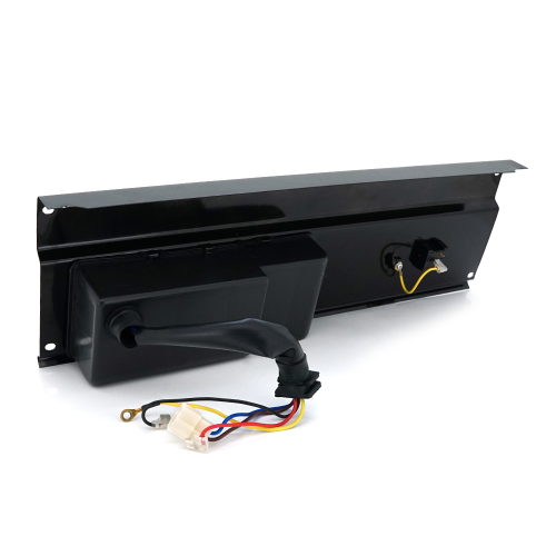 Панель приладів генератора 2.5кВт (168F) в зборі, розетки 2шт, вольтметр, вимикач двигуна, клем заряджання АКБ 12В, запобіжник