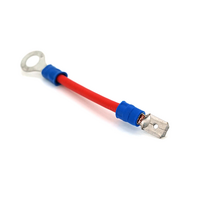 Перехідник для акумуляторів M6 на F2, 75мм 2,5мм2 ціна за штуку