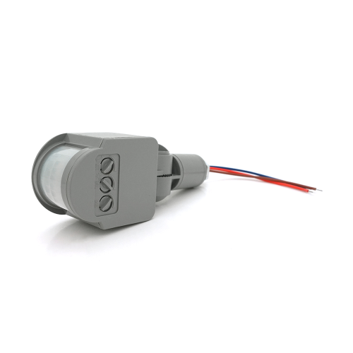 Датчик руху, відстань макс. 12м, 220V макс. навантаження 100Вт, Silver