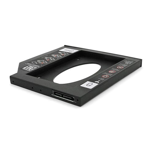 Адаптер підключення HDD 2.5 &apos;&apos; 12.7 mm в відсік приводу ноутбука SATA / mSATA (HDC-25), корпус plastic, Blister,Q100