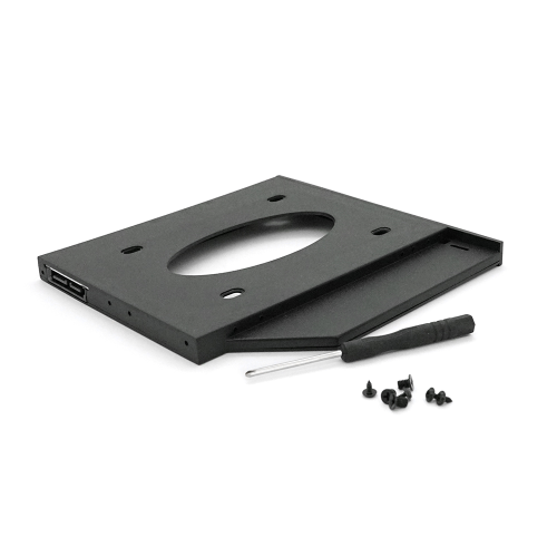 Адаптер підключення HDD 2.5 &apos;&apos; 12.7 mm в відсік приводу ноутбука SATA / mSATA (HDC-25), корпус plastic, Blister,Q100