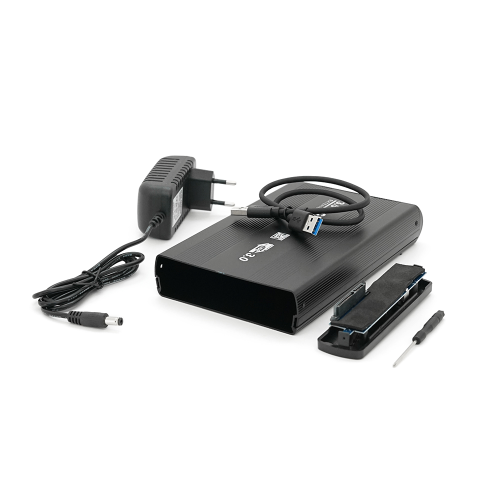 Карман , 3,5 &amp;quot;алюмінієвий корпус, інтерфейс USB3.0 SATA, Black