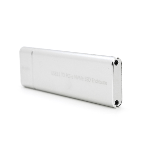 Карман зовнішний NVME Type-C, Silver