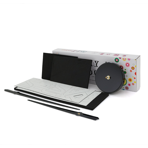 Настінний 3D годинник ZH172510, 90cm, Black