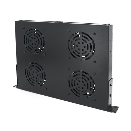 19&amp;quot; вентиляторний модуль Merlion, 4 вентилятори, 1*Schuko, чорний