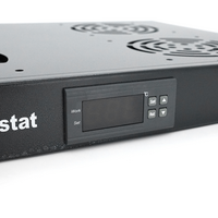 19&amp;quot; вентиляторний модуль 1U Merlion, 4 вентилятори з цифровим термостатом та 1*Shuko, чорний