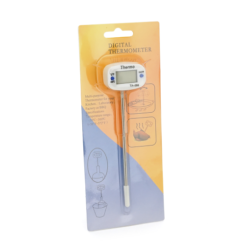 Термометр для їжі TA288, -50-300(℃), 0,1(℃), White. &amp;Phi;4*185*140mm, Blister