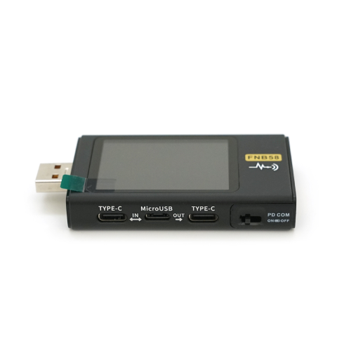 USB тестер Fnirsi FNB58 напруги (4-28V) та струму (0-7A), Box