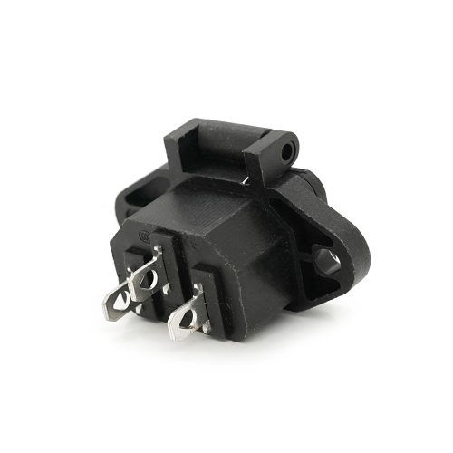 Триконтактний роз&apos;єм AC04 тато з кришкою, 250V, 10A, під викруткову збірку, Q200