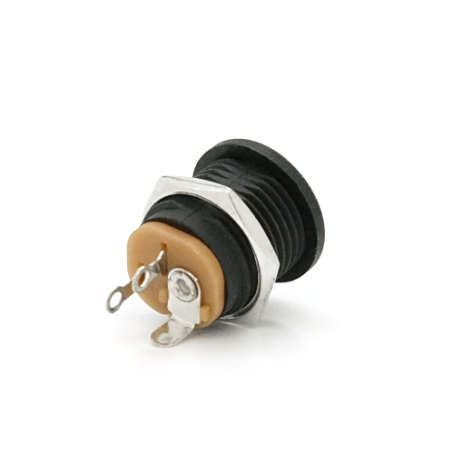 Триконтактне гніздо живлення DC022 тато 5.5*2.1, 30V, 1A, під викруткову збірку, Q100