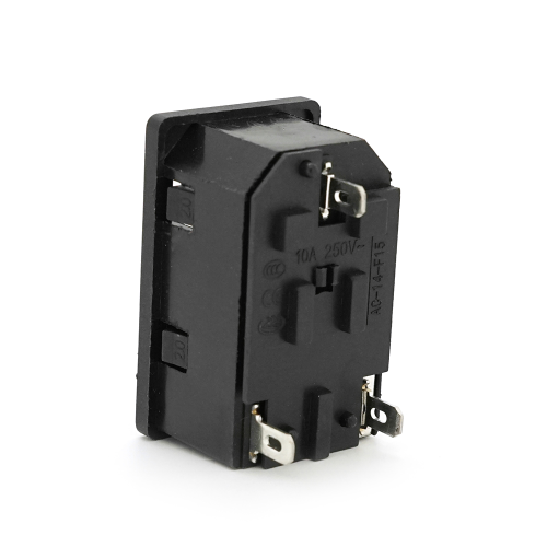 Триконтактний роз&apos;єм AC14 тато з перемикачем, 250V, 10A, під викруткову збірку, Q50