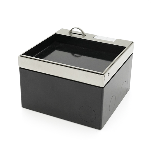 Розетка для підлоги подвійна, AC:110-250V / 10-16A, Silver