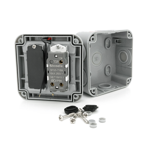 Вимикач одинарний зовнішнього монтажу SL-1, водонепроникний, IP66, AC: 110-250V, 10A, Grew