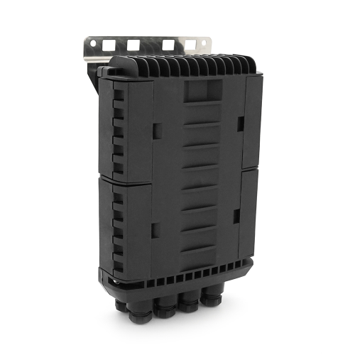 Муфта оптична Merlion ML-OP-F202, герметична, 4 введення, до 12 касет, до 288 зварок, матеріал ABS