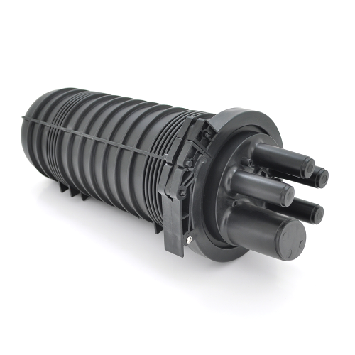 Муфта оптична Merlion ML-OP-F106H-96C, герметична, 5 вводів, до 4-х касет, до 96 зварок, матеріал PP