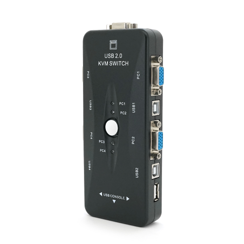 4-портовий KVM свіч, VGA, USB