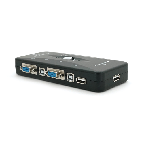 4-портовий KVM свіч, VGA, USB