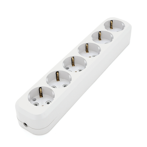 Колодка для подовжувача 6 гнізд із заземленням 16A 250V, Q48