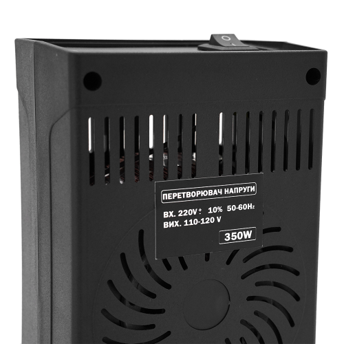 Перетворювач напруги понижуючий MERLION PN-350, Input 220 V / Output 110V, 350W, трансформаторний