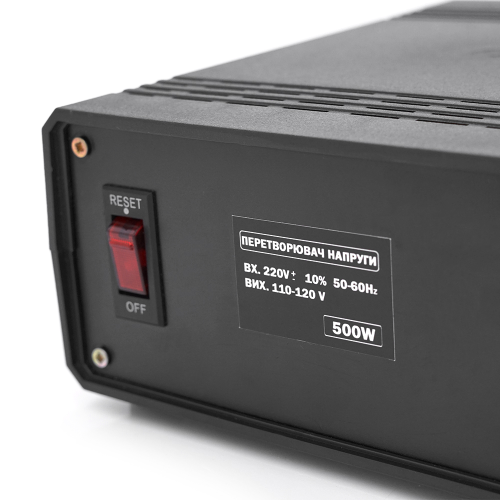 Перетворювач напруги понижуючий MERLION PN-500, Input 220 V / Output 110V, 500W, трансформаторний