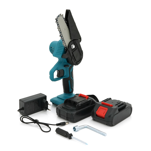 Бездротова електро пила Mini Electric Chain Saw для обрізки гілок, 24В, Box